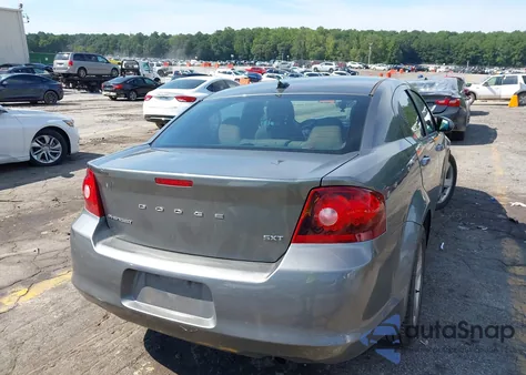 2013 Dodge Avenger Sxt из США, поврежденный, VIN 1C3CDZCB9DN708084
